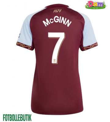 Aston Villa John McGinn #7 Hemmatröja Kvinnor 2025-26 Kortärmad
